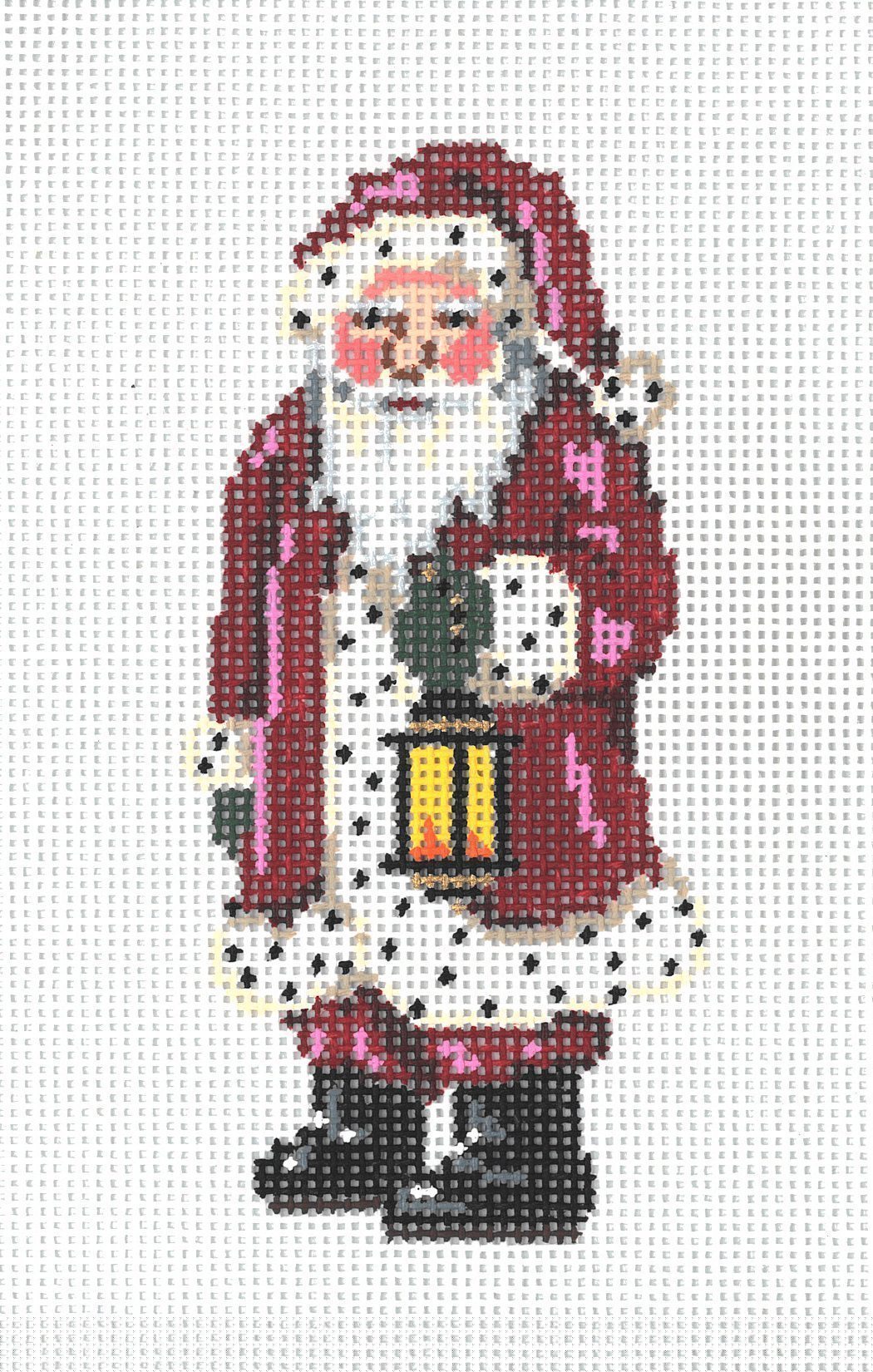 Mini Claus - Garden Gate Needlepoint