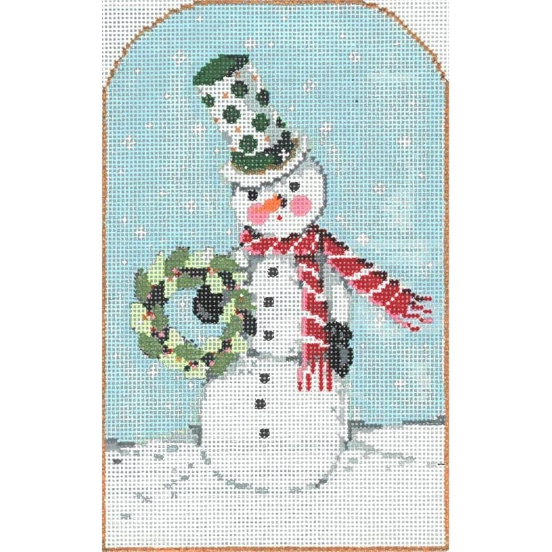 Mini Man VII - Garden Gate Needlepoint