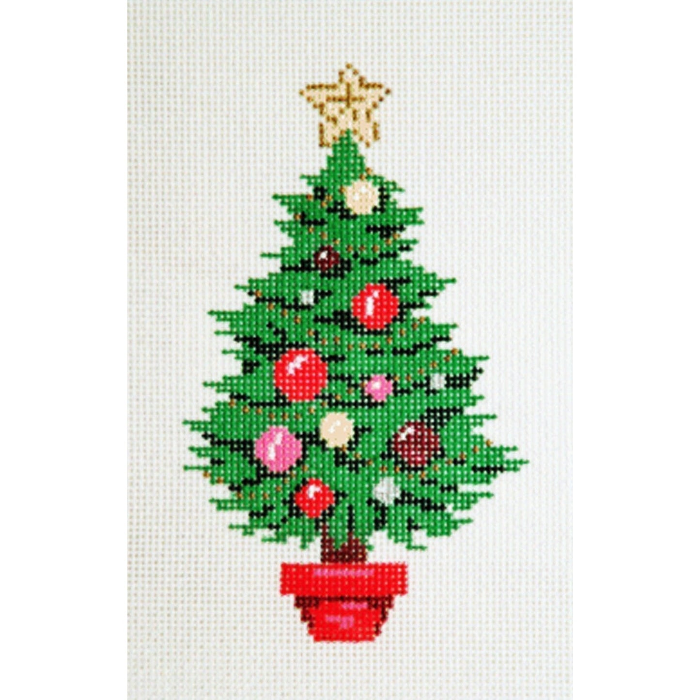 Mini Tree - Garden Gate Needlepoint