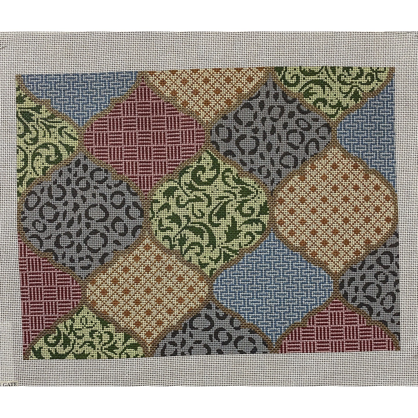 Multi Pattern canvas - Garden Gate Needlepoint