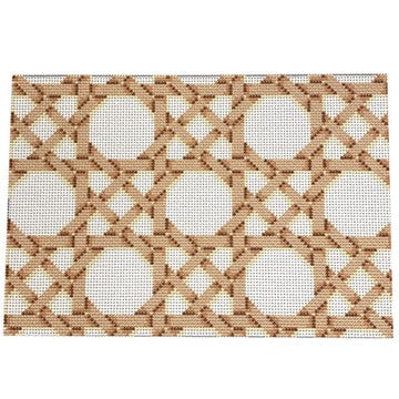Wicker Caning Pattern Clutch