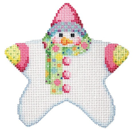 Star Shaped Snowman Multi Dot Scarf