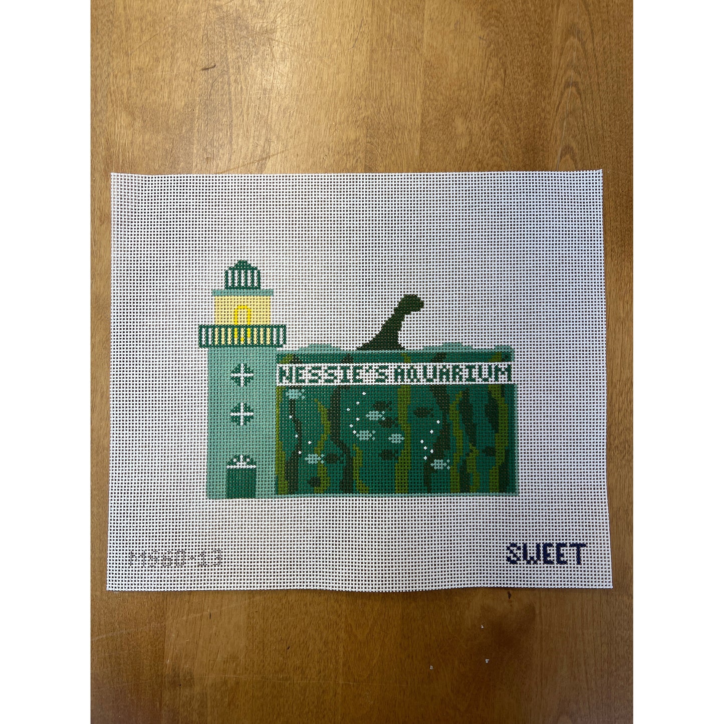 Nessie's Aquarium-13 mesh - Garden Gate Needlepoint