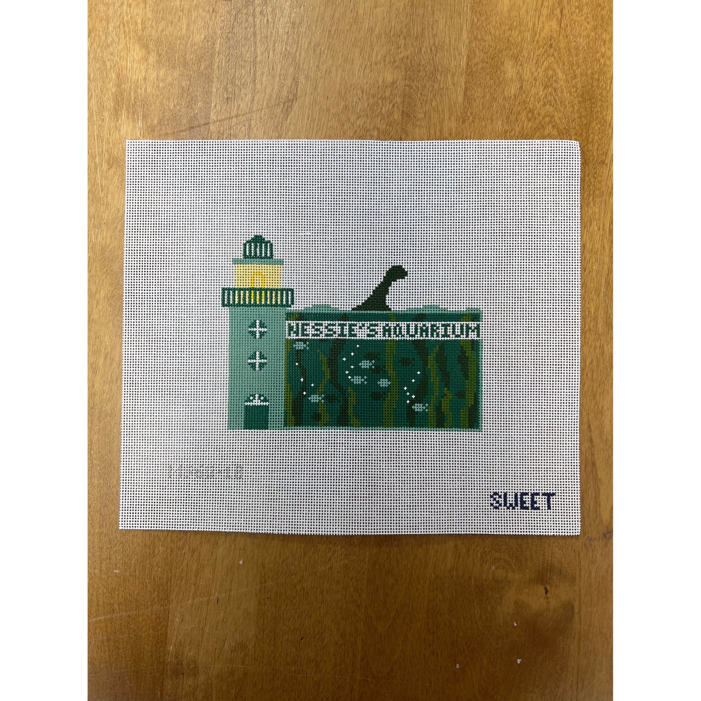 Nessie's Aquarium-18 mesh - Garden Gate Needlepoint