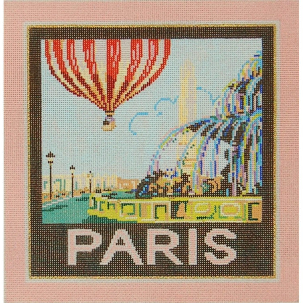 Paris - Garden Gate Needlepoint