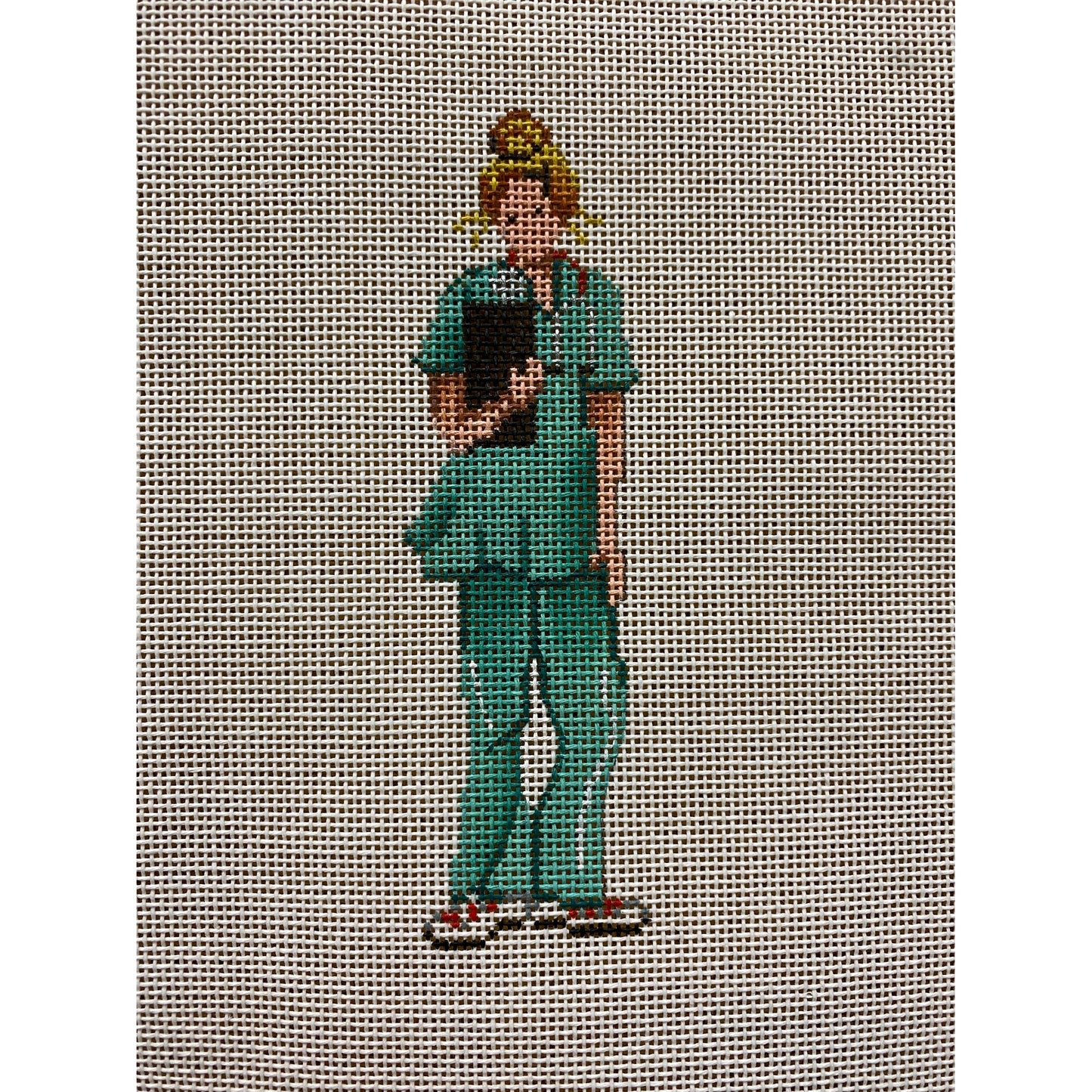 Patti Mann Doctor 1 canvas - Garden Gate Needlepoint
