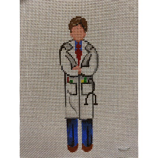 Patti Mann Doctor 2 canvas - Garden Gate Needlepoint