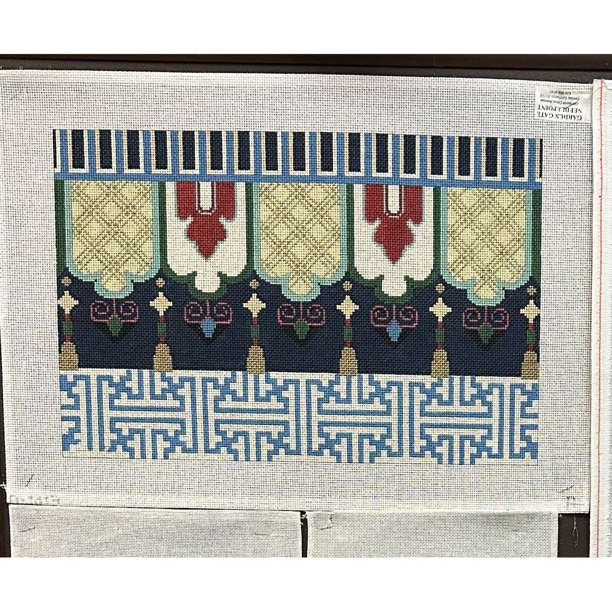 Pillow Design 2 - Garden Gate Needlepoint