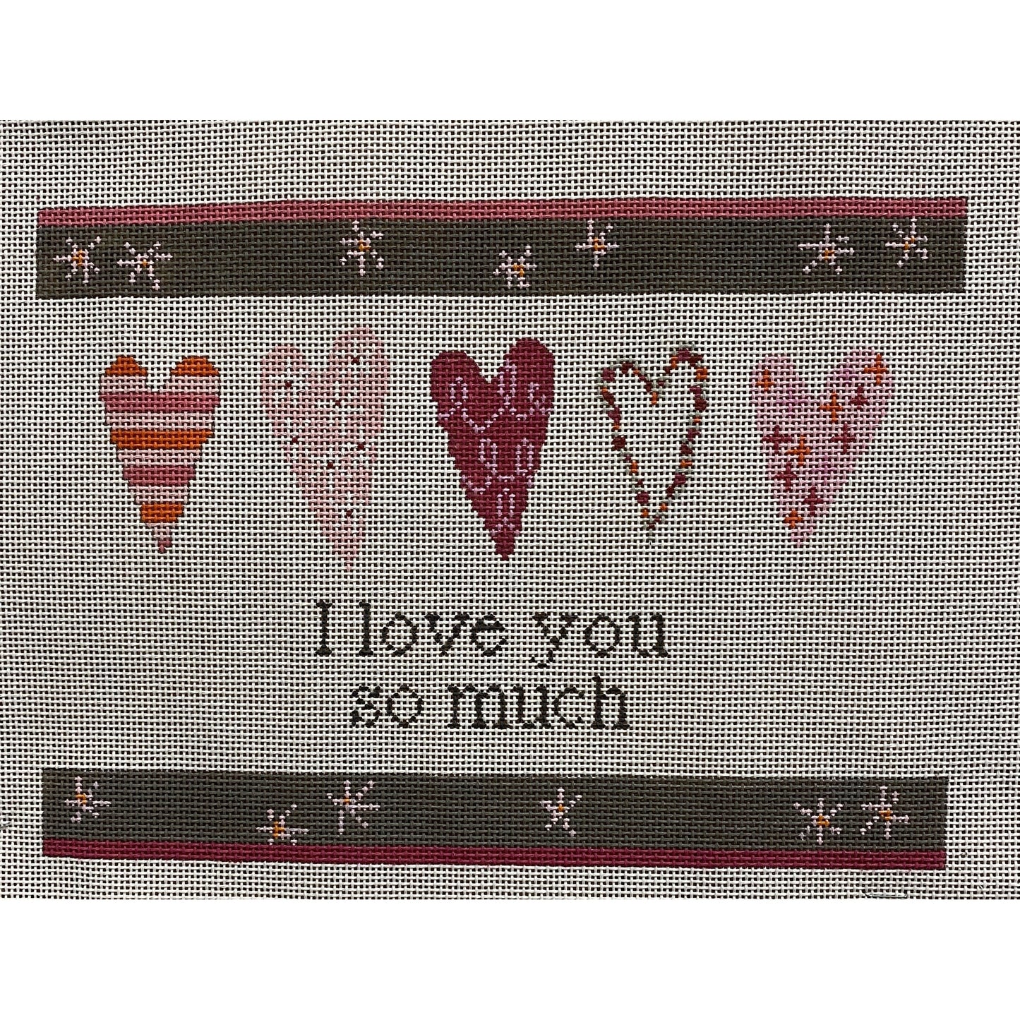 Pippin I Love You so Much Canvas - Garden Gate Needlepoint