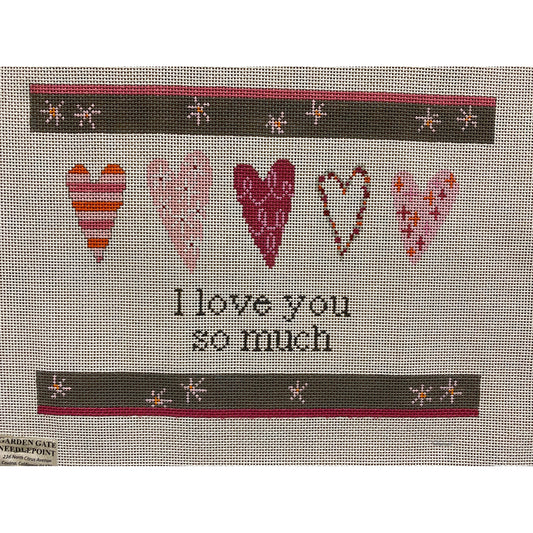 Pippin I Love You so Much canvas - Garden Gate Needlepoint