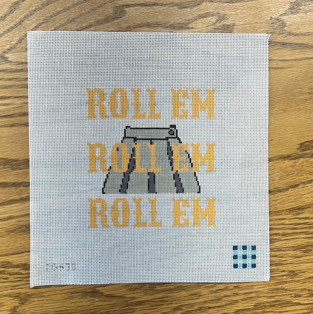 Roll 'Em - Garden Gate Needlepoint