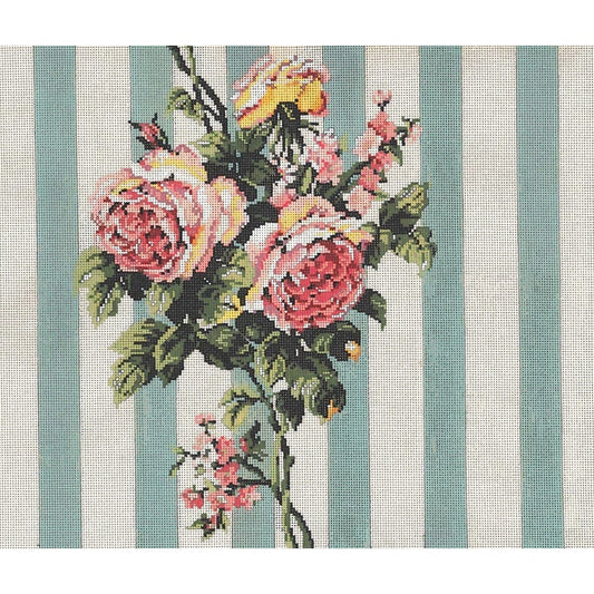 Romantic Rose - Garden Gate Needlepoint