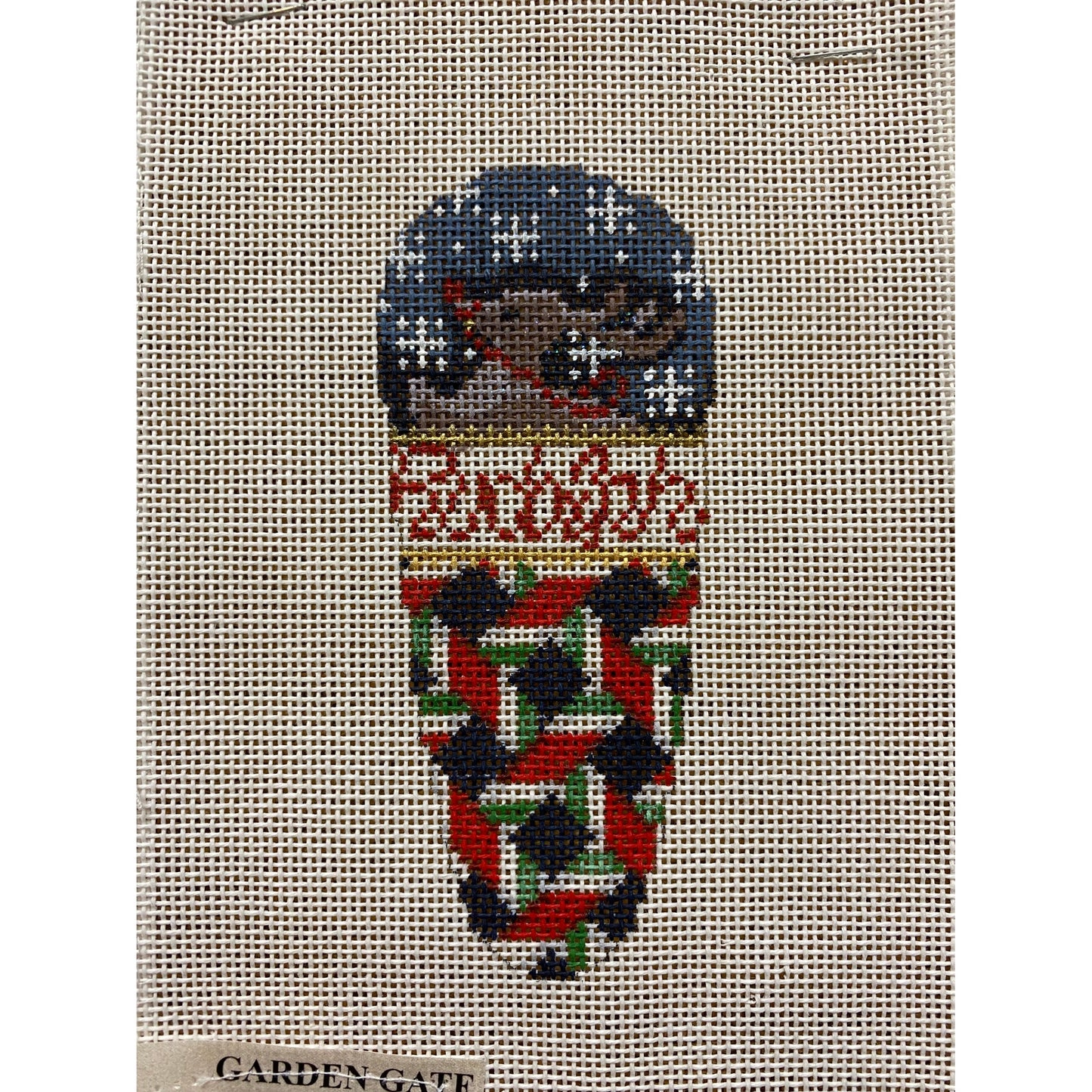 Rudolph Ornament - Garden Gate Needlepoint
