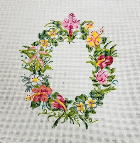 Hawaiian Floral Frame