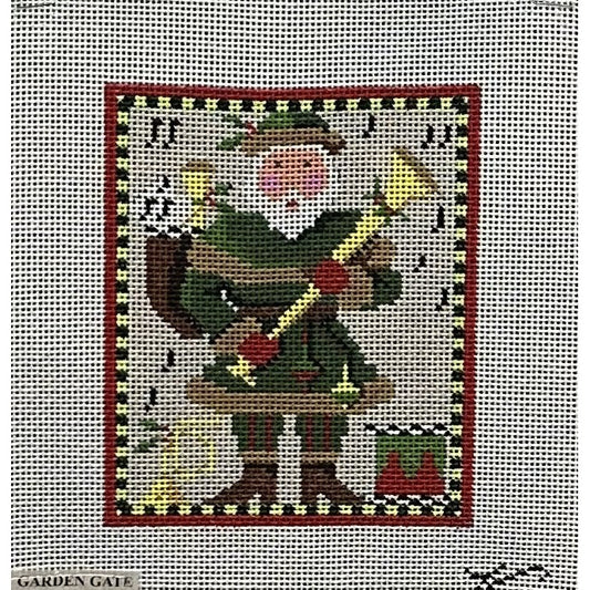 Santa Delivery Canvas - Garden Gate Needlepoint