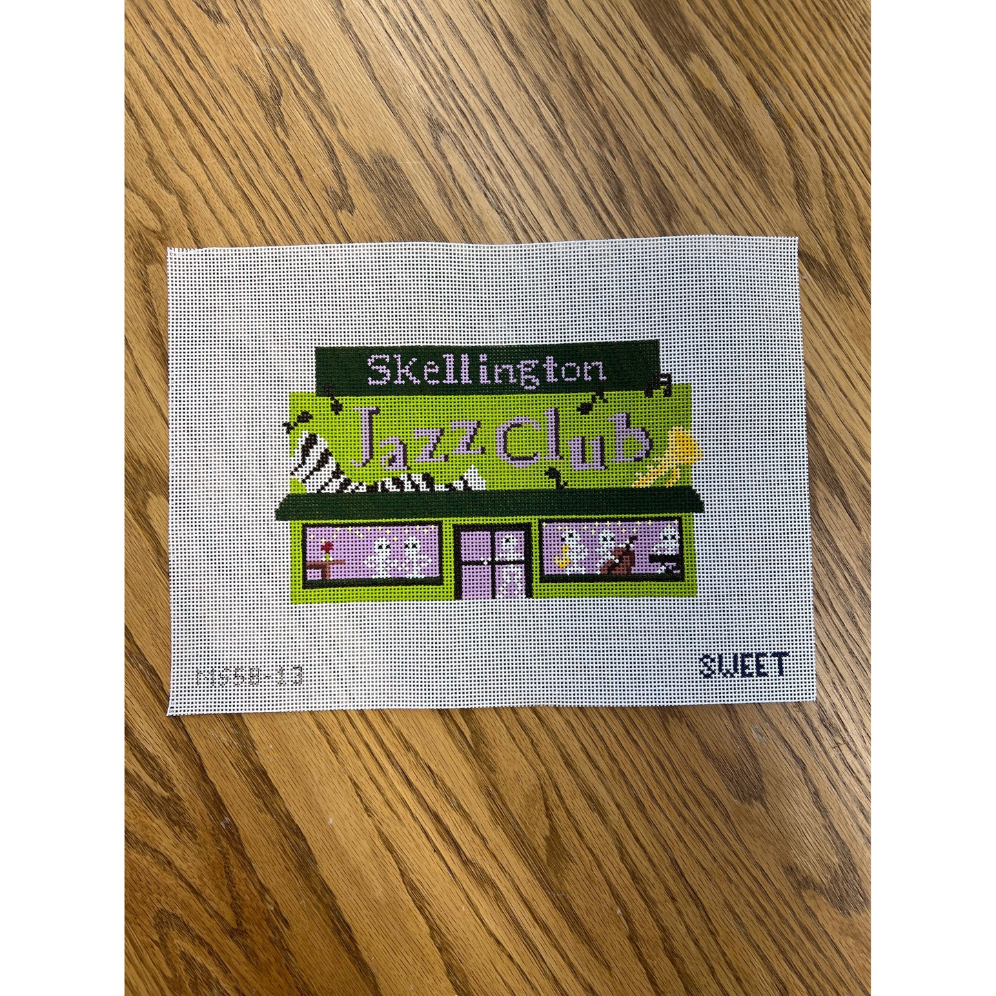 Skellington's Jazz Bar-13 Mesh - Garden Gate Needlepoint