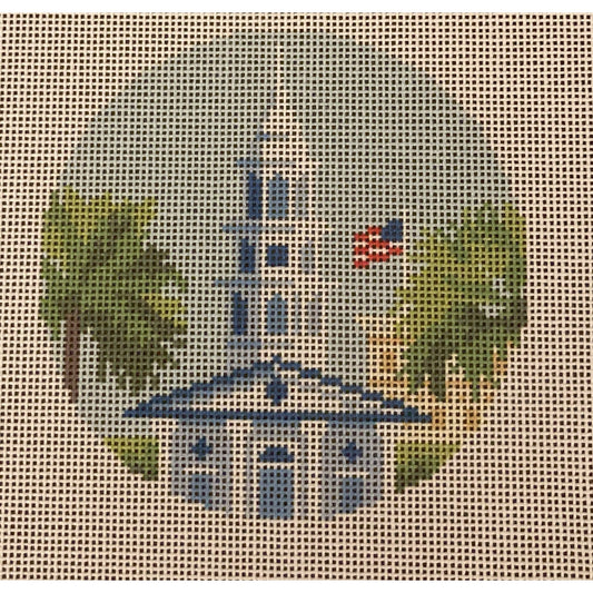 St Michael Catherdral Ornament - Garden Gate Needlepoint