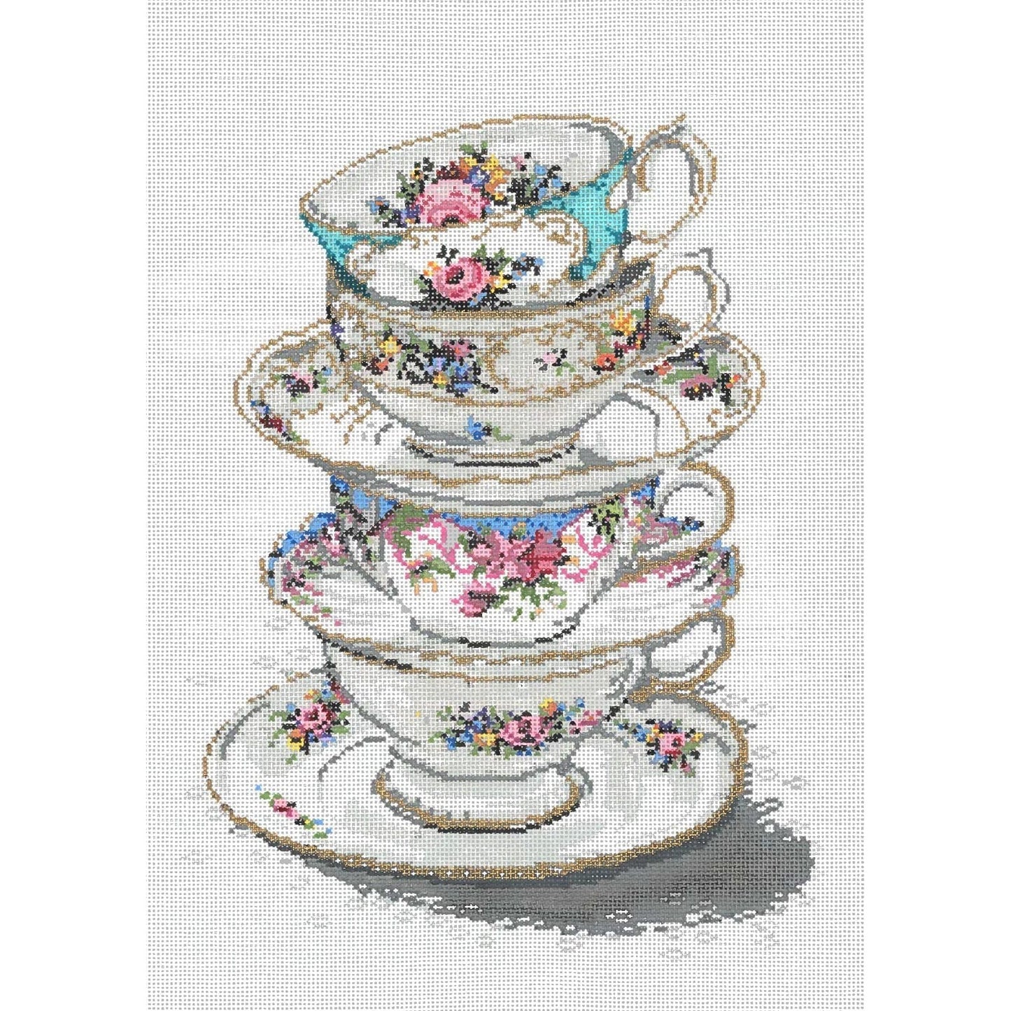 Stacked - Garden Gate Needlepoint