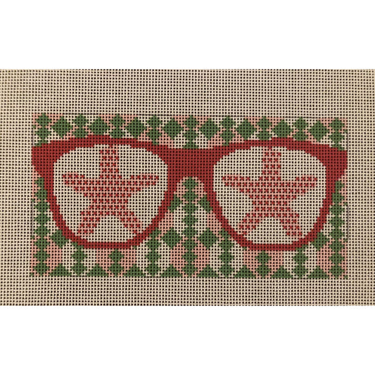 Starfish Eyeglass Case - Garden Gate Needlepoint