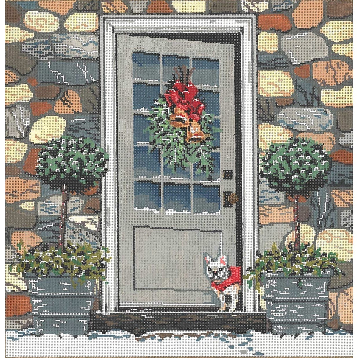 The Greeter - Garden Gate Needlepoint
