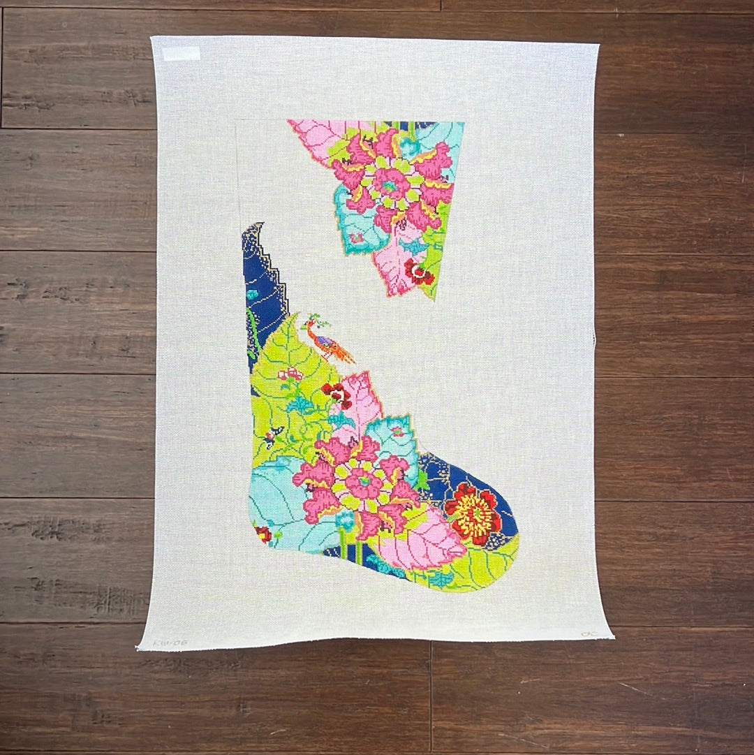 tobacco leaf needlepoint canvas Tobacco Leaf Stocking tobacco leaf needlepoint canvas Tobacco Leaf Stocking