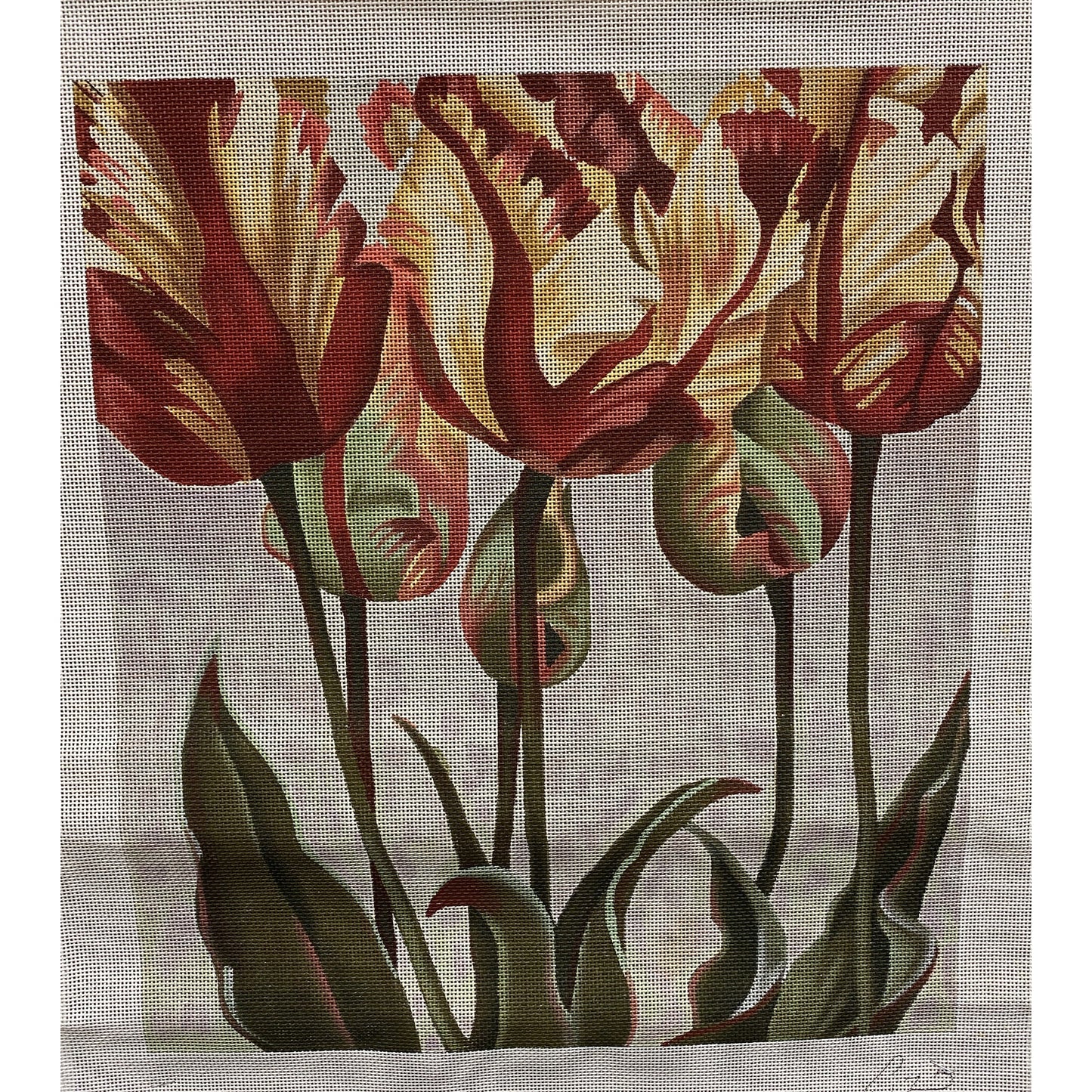 Tulips Canvas - Garden Gate Needlepoint
