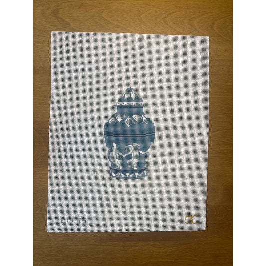 Wedgewood Ginger Jar - Garden Gate Needlepoint