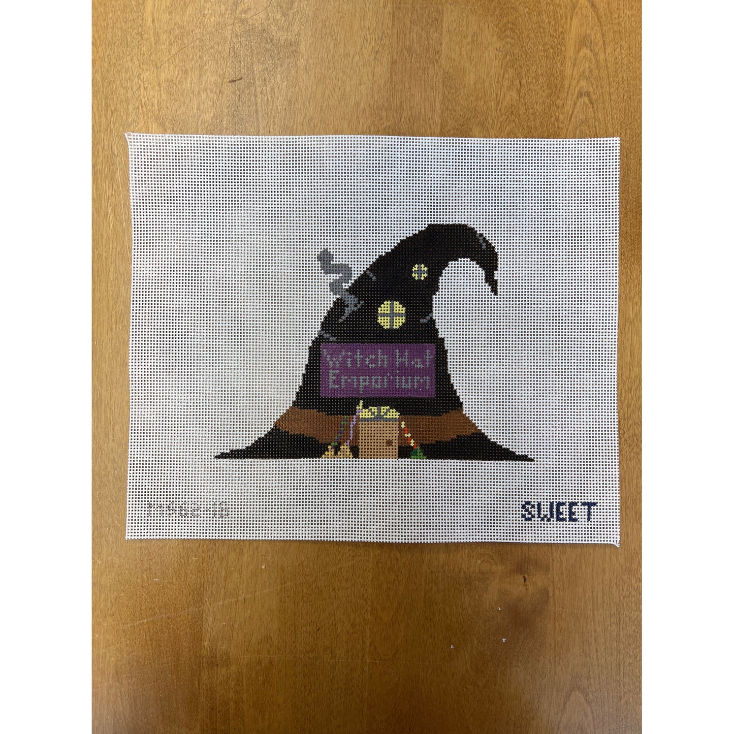 Witch Hat Emprorium-13 mesh - Garden Gate Needlepoint