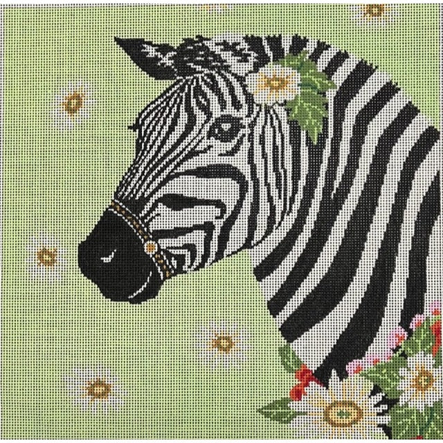 Zebra Canvas - Garden Gate Needlepoint