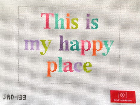 This is my Happy Place | Garden Gate Needlepoint