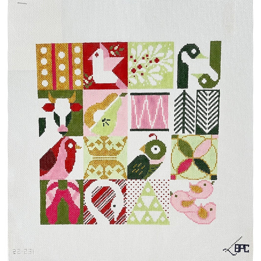 12 days of Christmas - Garden Gate Needlepoint