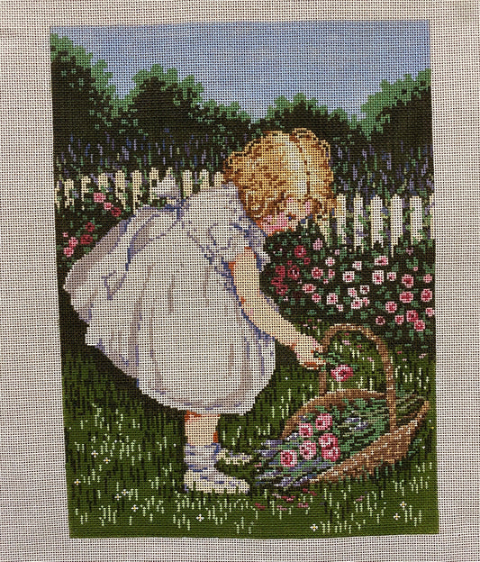 Girl in Garden