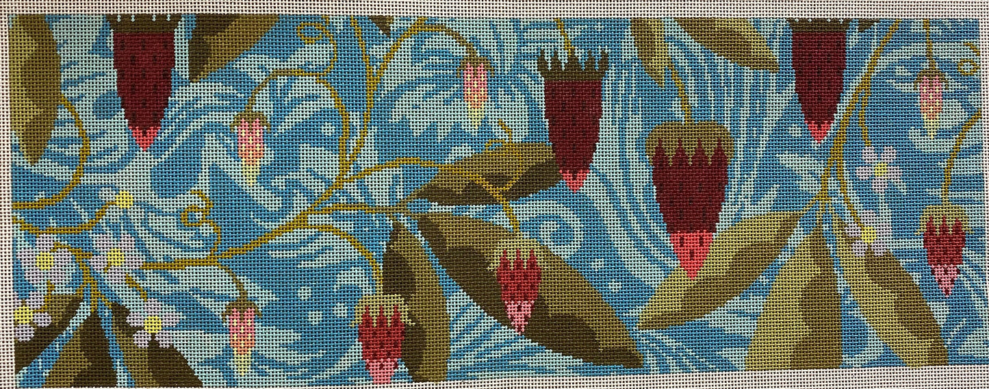 Strawberries Canvas - Garden Gate Needlepoint