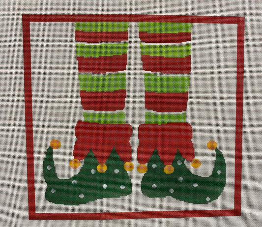 Elf's feet Canvas - Garden Gate Needlepoint