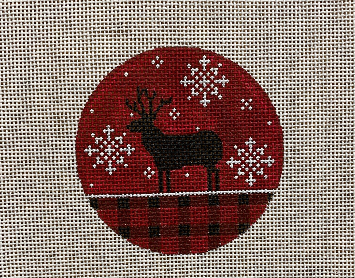 Deer Ornament - Garden Gate Needlepoint