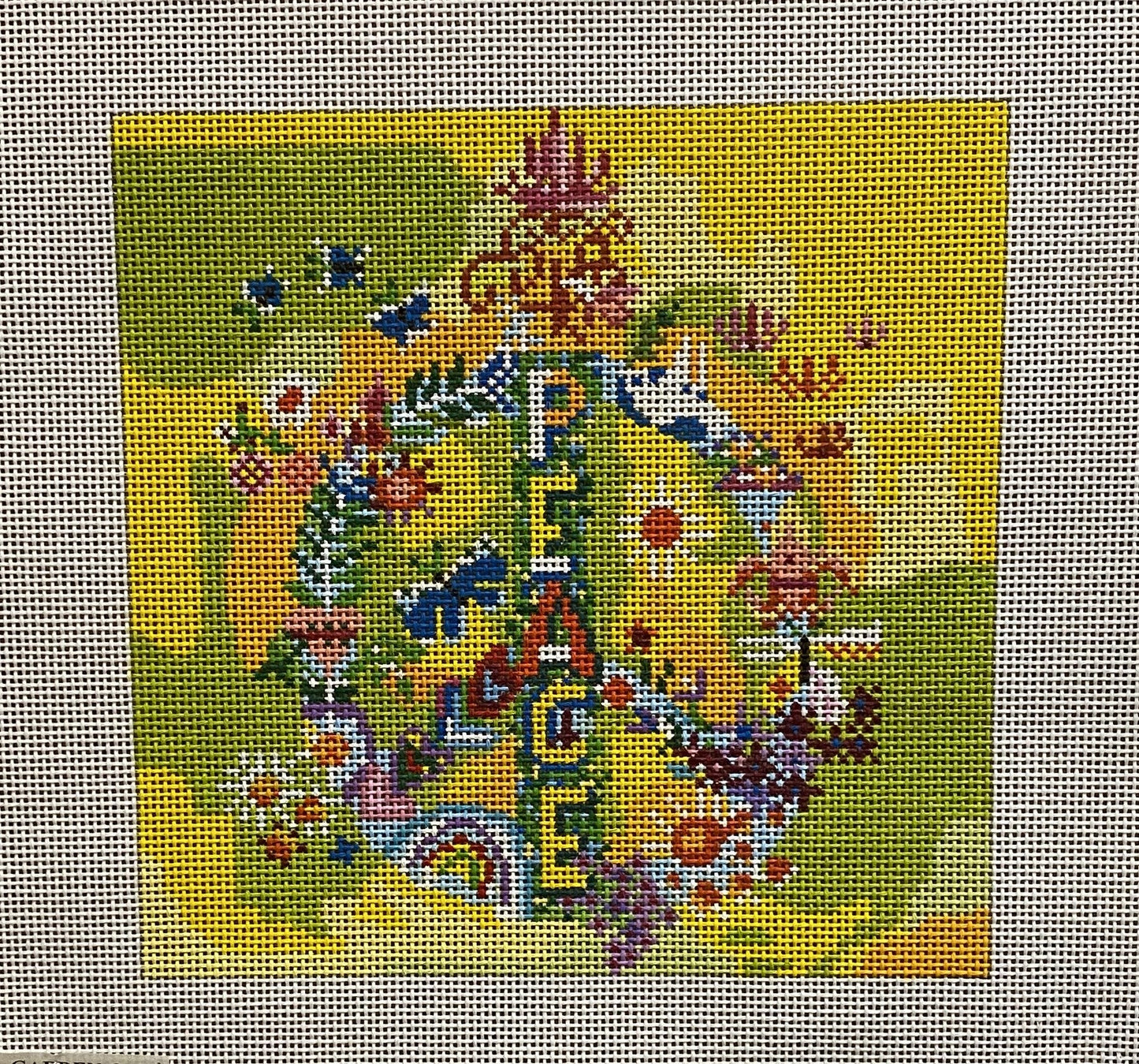 Peace Canvas - Garden Gate Needlepoint