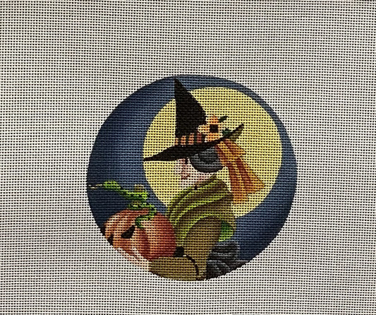 Witch Canvas - Garden Gate Needlepoint