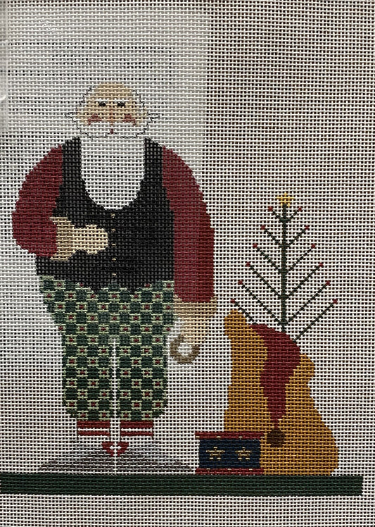 Santa with Tree