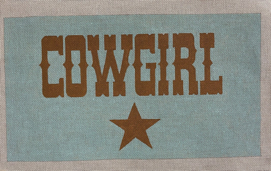 Cowgirl canvas - Garden Gate Needlepoint