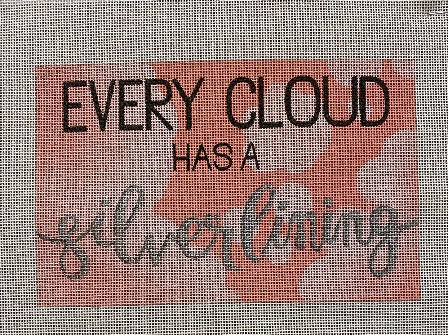 Every Cloud canvas - Garden Gate Needlepoint