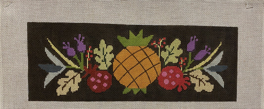 Pineapple Banner canvas - Garden Gate Needlepoint