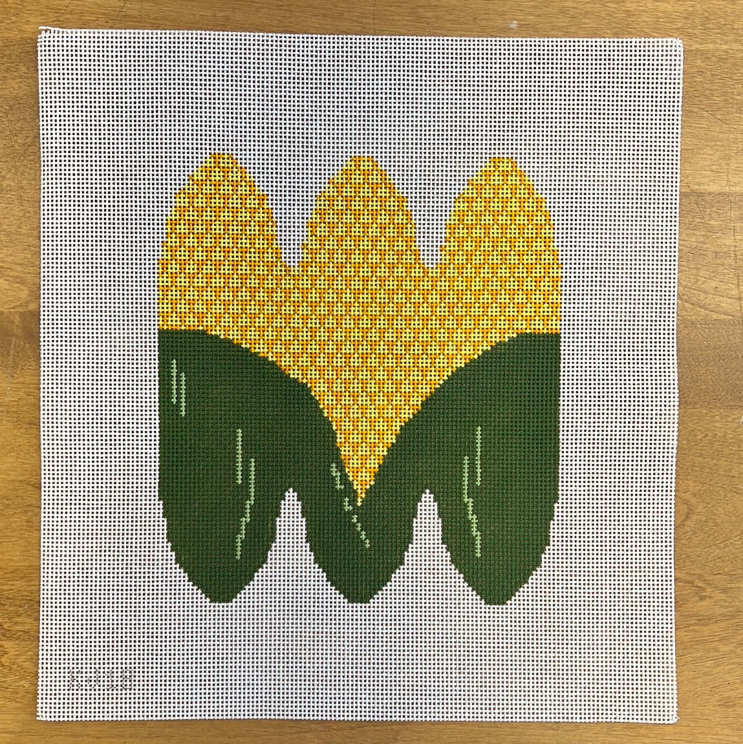 3D Corn - Garden Gate Needlepoint