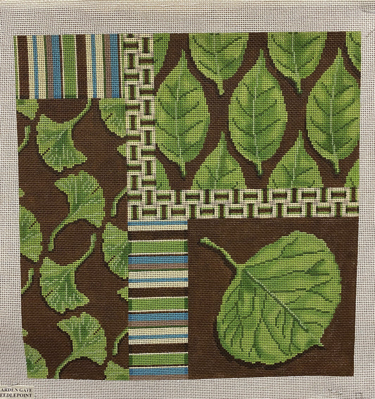 Leaves canvas - Garden Gate Needlepoint