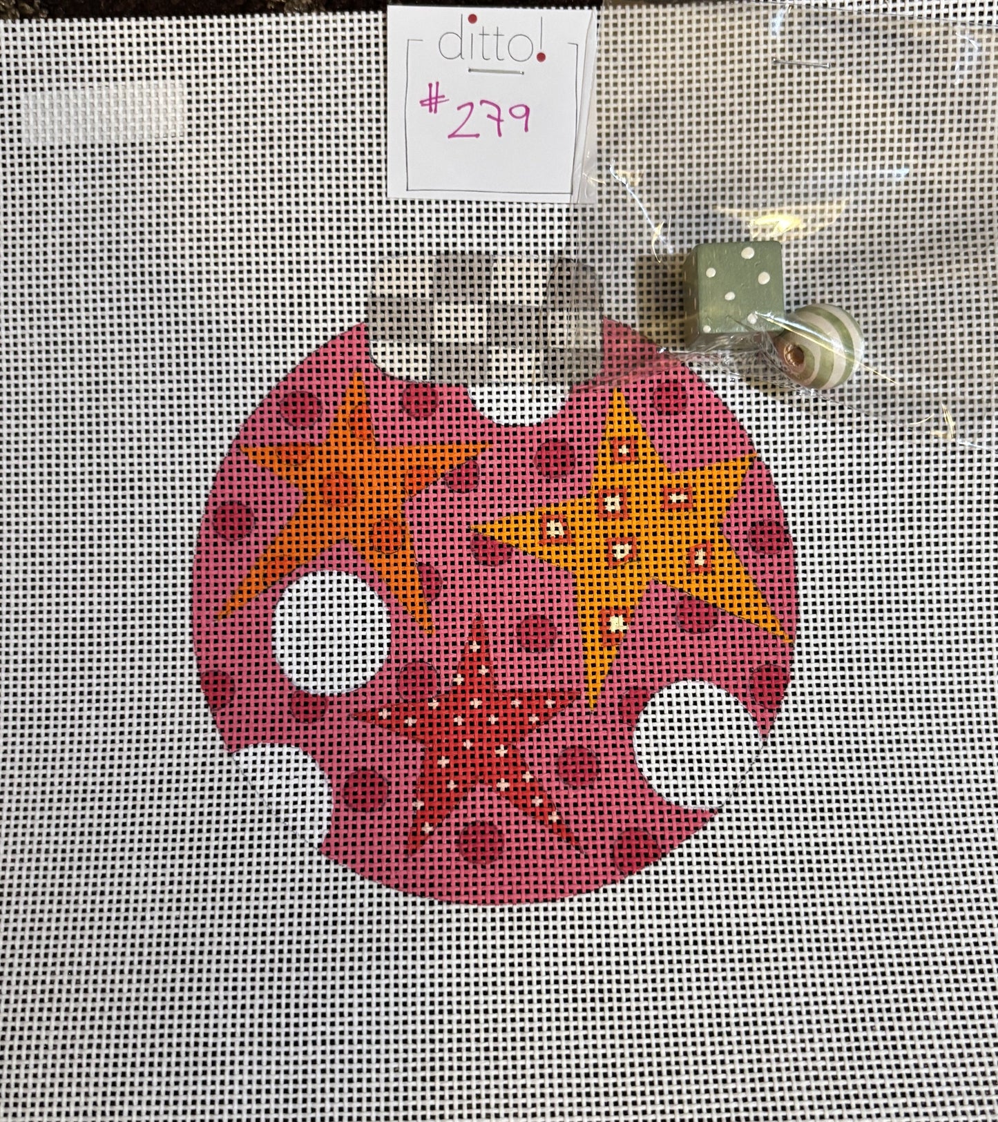 Pink Star Ornament