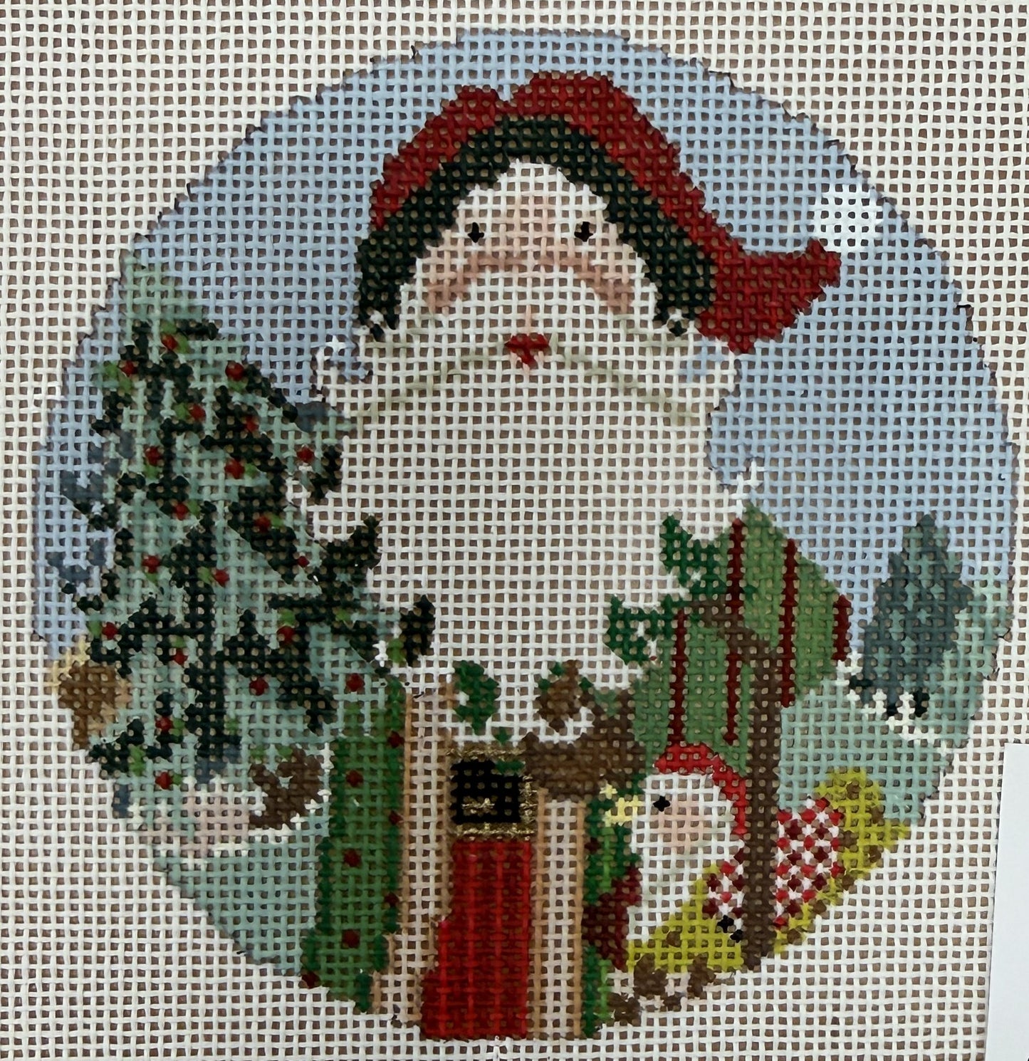 Santa with Christmas Tree