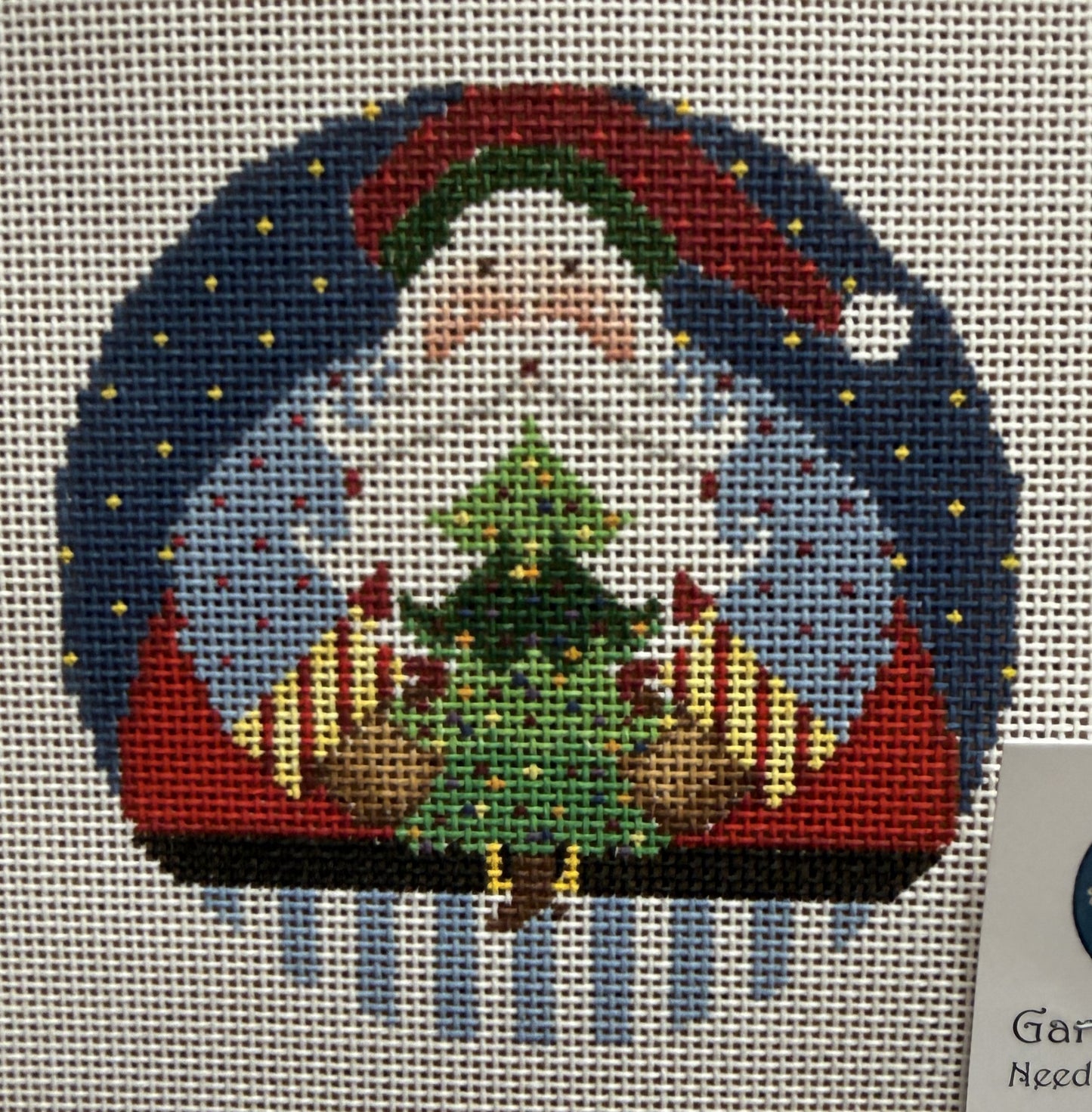 Jolly Santa with Tree