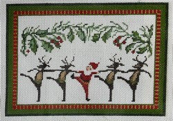 Dancing Santa & Reindeer
