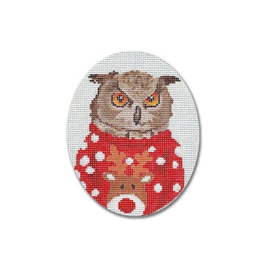 Owl in Christmas Sweater
