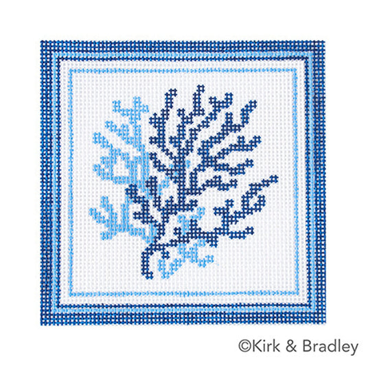 Nautical Coaster-Coral in Blue