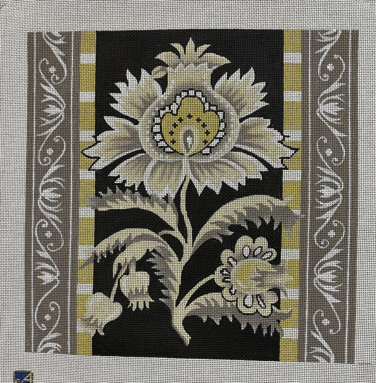 Desert Flower 3 Canvas - Garden Gate Needlepoint